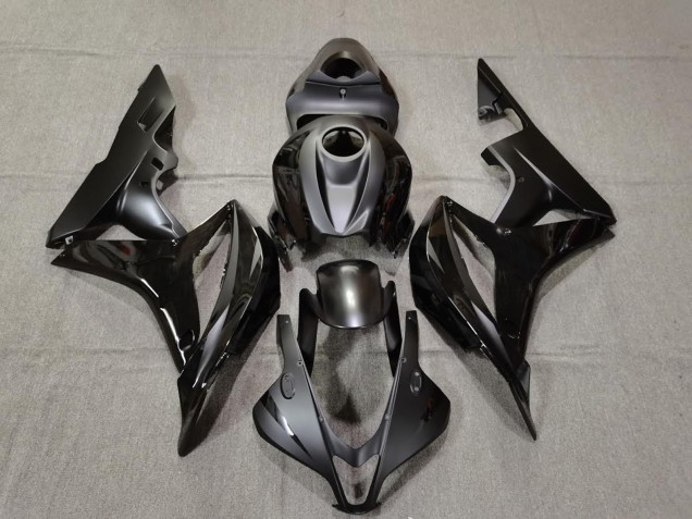 07-08 Negro Mate & Brillante CBR600RR Carenado 07-08 Negro Mate & Brillante CBR600RR Carenado