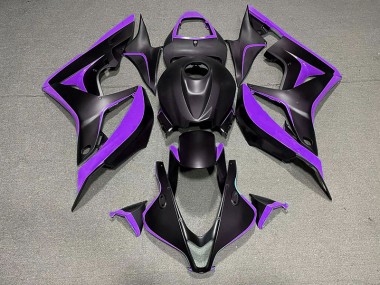 07-08 Negro Mate & Morado CBR600RR Carenado