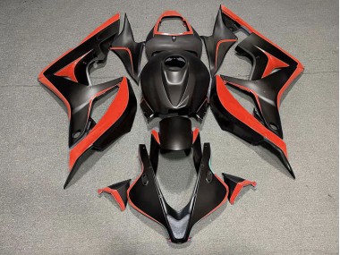 07-08 Negro Mate & Rojo CBR600RR Carenado