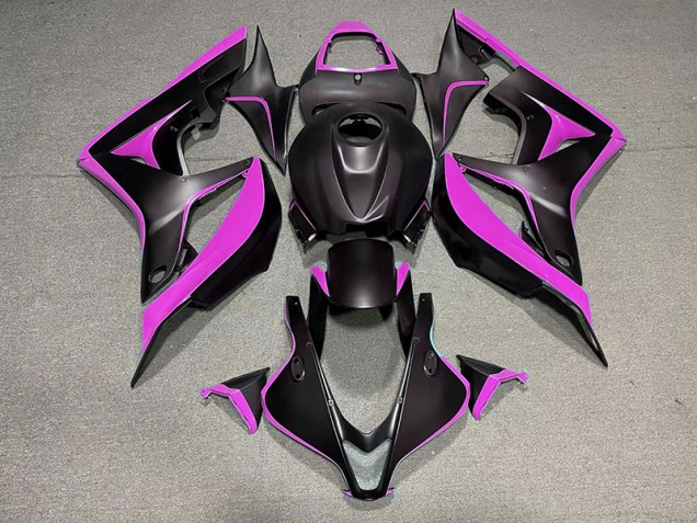 07-08 Negro Mate & Rosa CBR600RR Carenado 07-08 Negro Mate & Rosa CBR600RR Carenado