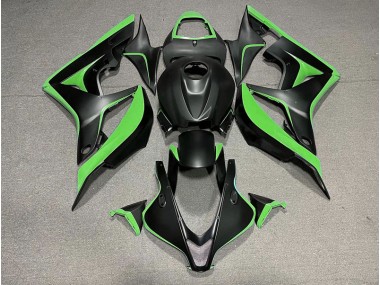 07-08 Negro Mate & Verde CBR600RR Carenado