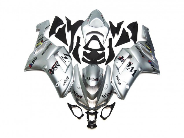 07-08 Plata West Brillo ZX6R Carenado 07-08 Plata West Brillo ZX6R Carenado