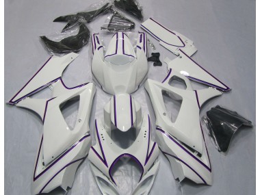 07-08 Raya Pin Púrpura Blanco Brillante GSXR 1000 Carenado