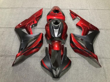 07-08 Rojo Intenso & Negro Mate CBR600RR Carenado