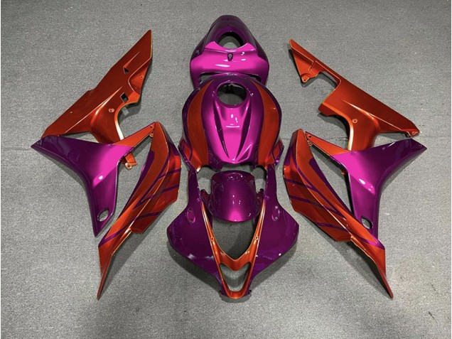 07-08 Rojo Violáceo CBR600RR Carenado 07-08 Rojo Violáceo CBR600RR Carenado