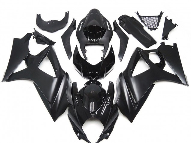07-08 Slick Negro Mate Personalizado GSXR 1000 Carenado 07-08 Slick Negro Mate Personalizado GSXR 1000 Carenado