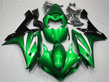 07-08 Verde Blanco & Negro R1 Carenado