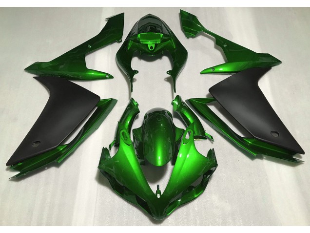 07-08 Verde Brillante & Negro R1 Carenado 07-08 Verde Brillante & Negro R1 Carenado