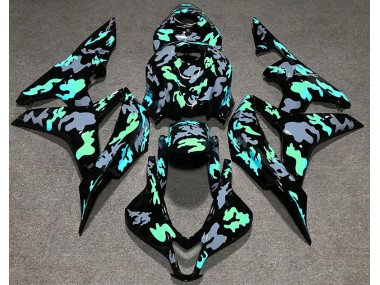 07-08 Verde & Gris Camuflaje CBR600RR Carenado