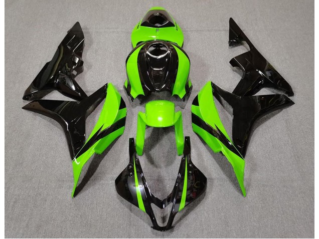 07-08 Verde Lima & Negro CBR600RR Carenado 07-08 Verde Lima & Negro CBR600RR Carenado