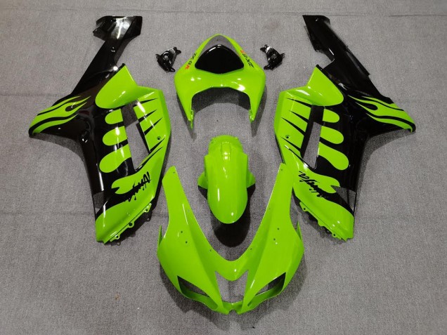 07-08 Verde Llama ZX6R Carenado 07-08 Verde Llama ZX6R Carenado
