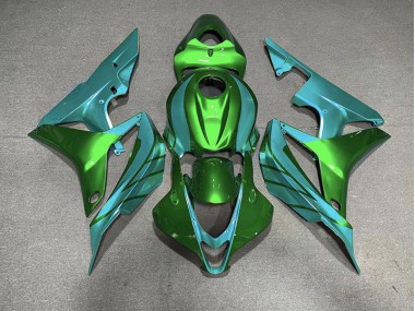 07-08 Verde & Verde Azulado CBR600RR Carenado
