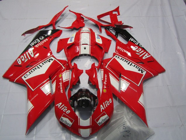 07-14 Alice & Marlboro Ducati 848 1098 1198 Carenado 07-14 Alice & Marlboro Ducati 848 1098 1198 Carenado