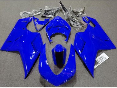 07-14 Azul Brillante Liso Ducati 848 1098 1198 Carenado