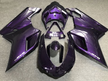 07-14 Morado Oscuro Ducati 848 1098 1198 Carenado