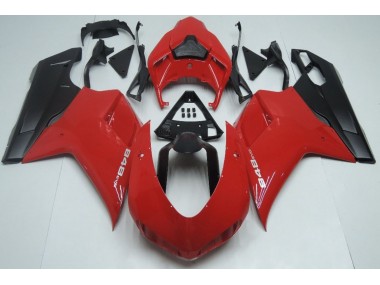 07-14 Rojo Negro Mate Ducati 848 1098 1198 Carenado