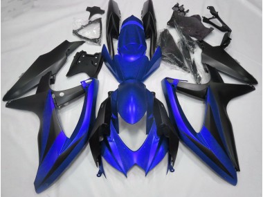 08-10 Azul Mate Sin R GSXR 600-750 Carenado