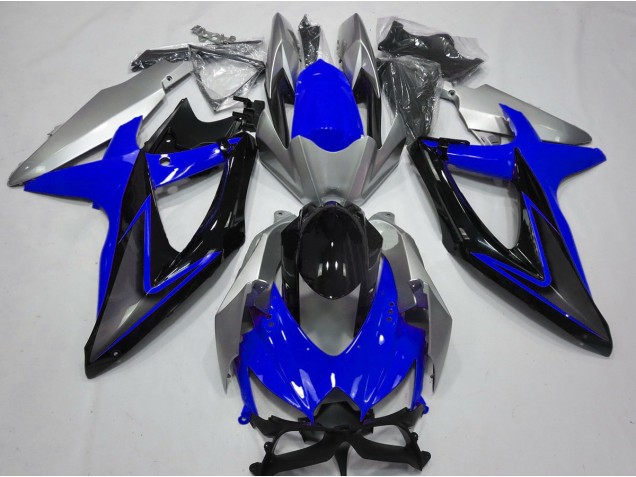 08-10 Azul & Plata GSXR 600-750 Carenado 08-10 Azul & Plata GSXR 600-750 Carenado