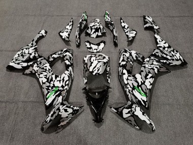 08-10 Camuflaje & Logotipo Verde ZX10R Carenado