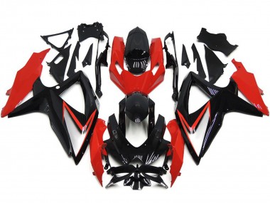 08-10 Estilo Rojo Personalizado OEM GSXR 600-750 Carenado