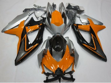 08-10 Naranja & Plata GSXR 600-750 Carenado