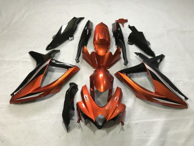 08-10 Naranja Quemada GSXR 600-750 Carenado