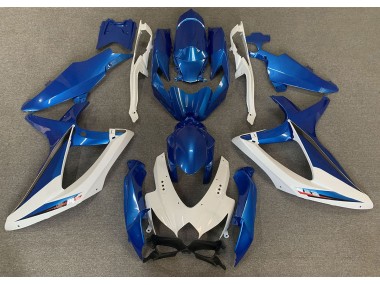 08-10 OEM Estilo Azul & Blanco GSXR 600-750 Carenado