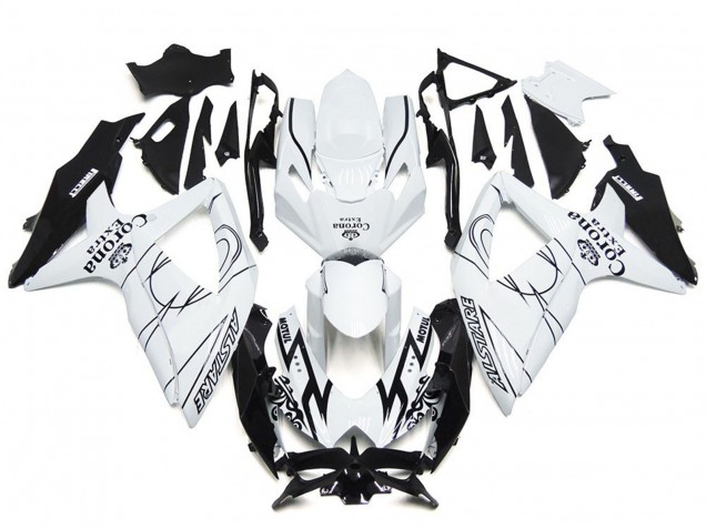 08-10 Personalizado Corona Especial Con Blanco GSXR 600-750 Carenado 08-10 Personalizado Corona Especial Con Blanco GSXR 600-750 Carenado