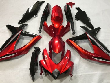 08-10 Rojo Brillante GSXR 600-750 Carenado