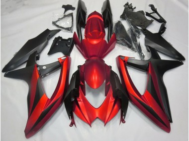 08-10 Rojo Mate Sin R GSXR 600-750 Carenado