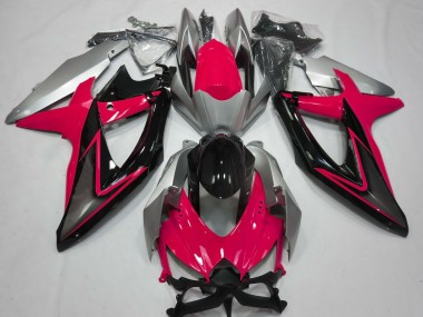 08-10 Rojo & Plata GSXR 600-750 Carenado
