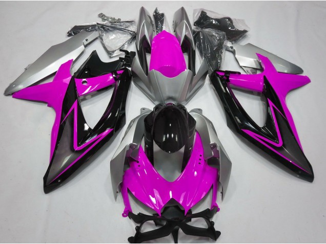 08-10 Rosa & Plata GSXR 600-750 Carenado 08-10 Rosa & Plata GSXR 600-750 Carenado