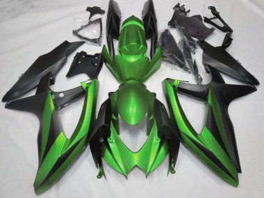 08-10 Verde Mate Sin R GSXR 600-750 Carenado