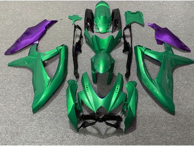 08-10 Verde & Morado GSXR 600-750 Carenado