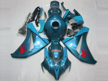08-11 Azul Claro Personalizado CBR1000RR Carenado