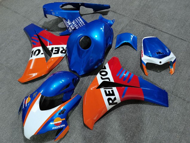 08-11 Estilo Azul Perla Repsol CBR1000RR Carenado 08-11 Estilo Azul Perla Repsol CBR1000RR Carenado