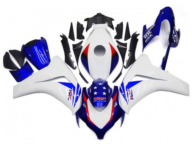 08-11 Estrella Azul Vibrante CBR1000RR Carenado 08-11 Estrella Azul Vibrante CBR1000RR Carenado