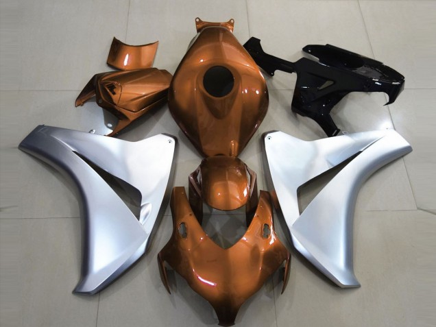 08-11 Naranja Brillante & Plata CBR1000RR Carenado