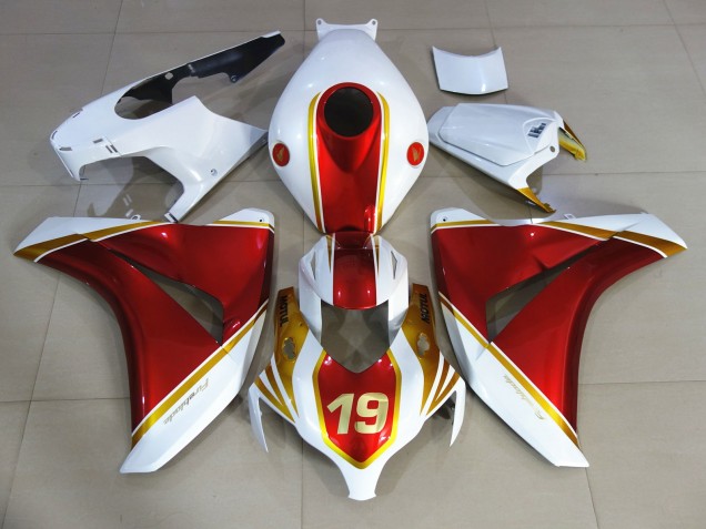 08-11 Rojo & Blanco 19 CBR1000RR Carenado 08-11 Rojo & Blanco 19 CBR1000RR Carenado