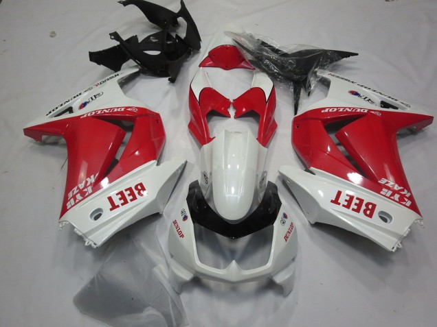 08-12 Beet Roja & Blanca Ninja 250 Carenado 08-12 Beet Roja & Blanca Ninja 250 Carenado