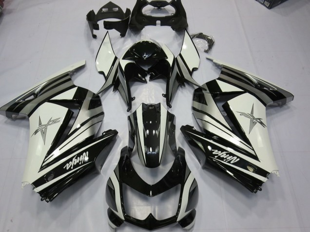 08-12 Estrella De Plata Blanca Ninja 250 Carenado 08-12 Estrella De Plata Blanca Ninja 250 Carenado