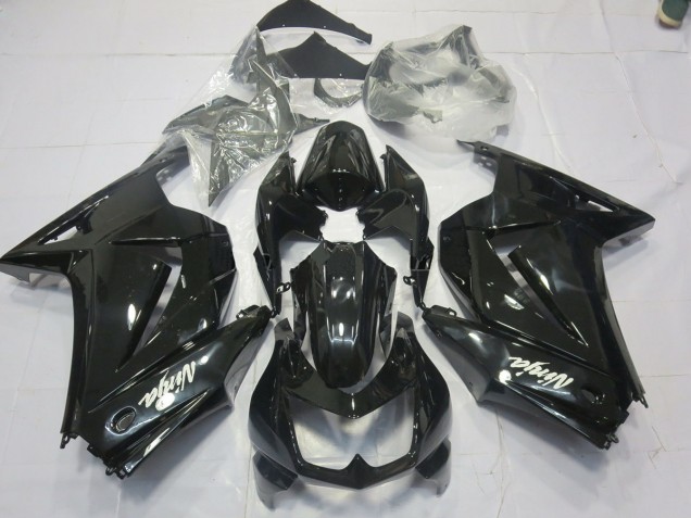 08-12 Negro Brillo Ninja 250 Carenado 08-12 Negro Brillo Ninja 250 Carenado