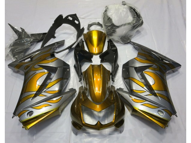 08-12 Oro & Plata Llama Ninja 250 Carenado 08-12 Oro & Plata Llama Ninja 250 Carenado
