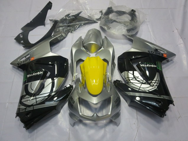 08-12 Plata & Negro Ninja 250 Carenado 08-12 Plata & Negro Ninja 250 Carenado