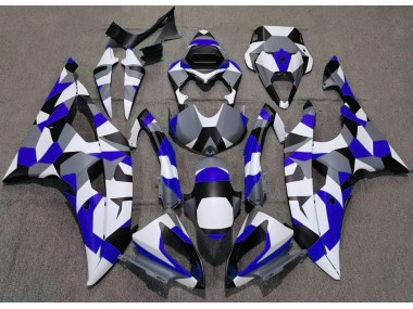 08-16 Azul Camuflaje Liso R6 Carenado