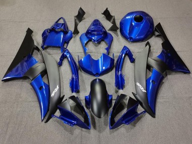 08-16 Azul Oscuro & Negro Mate R6 Carenado