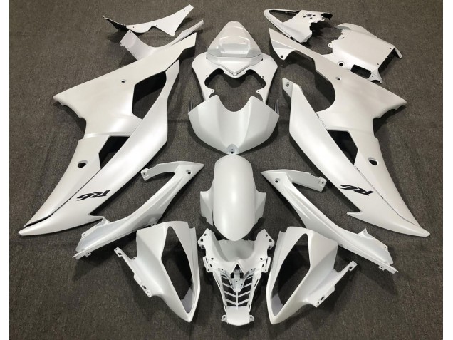 08-16 Blanco Mate R6 Carenado 08-16 Blanco Mate R6 Carenado