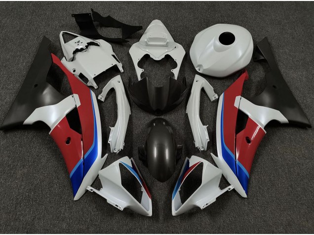 08-16 Blanco Rojo & Azul R6 Carenado 08-16 Blanco Rojo & Azul R6 Carenado