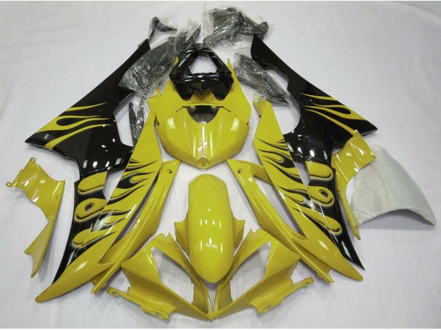 08-16 Estilo Amarillo Llama R6 Carenado 08-16 Estilo Amarillo Llama R6 Carenado