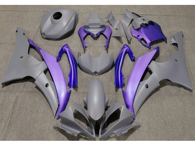 08-16 Gris Mate & Morado R6 Carenado 08-16 Gris Mate & Morado R6 Carenado
